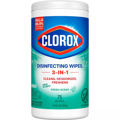 Clorox Fresh Disinfecting Wipes Bleach Free Cleaning Wipes