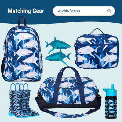 Kids Original Nap Mat – Cozy Kids Sleep Mat with Pillow, Ideal for School & Travel - Sharks