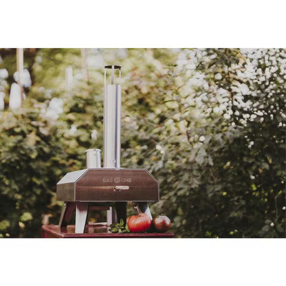 12 In. Wood Pellet Outdoor Pizza Oven in Stainless Steel