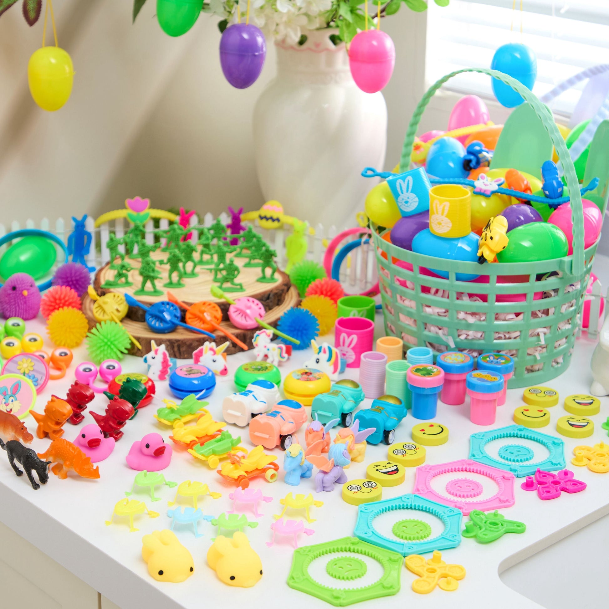 144 Packs Prefilled Easter Egg,Easter Egg with Toys Inside,Easter Basket Stuffers for Kids Easter Basket Classroom Exchange Toddler Boys Girls