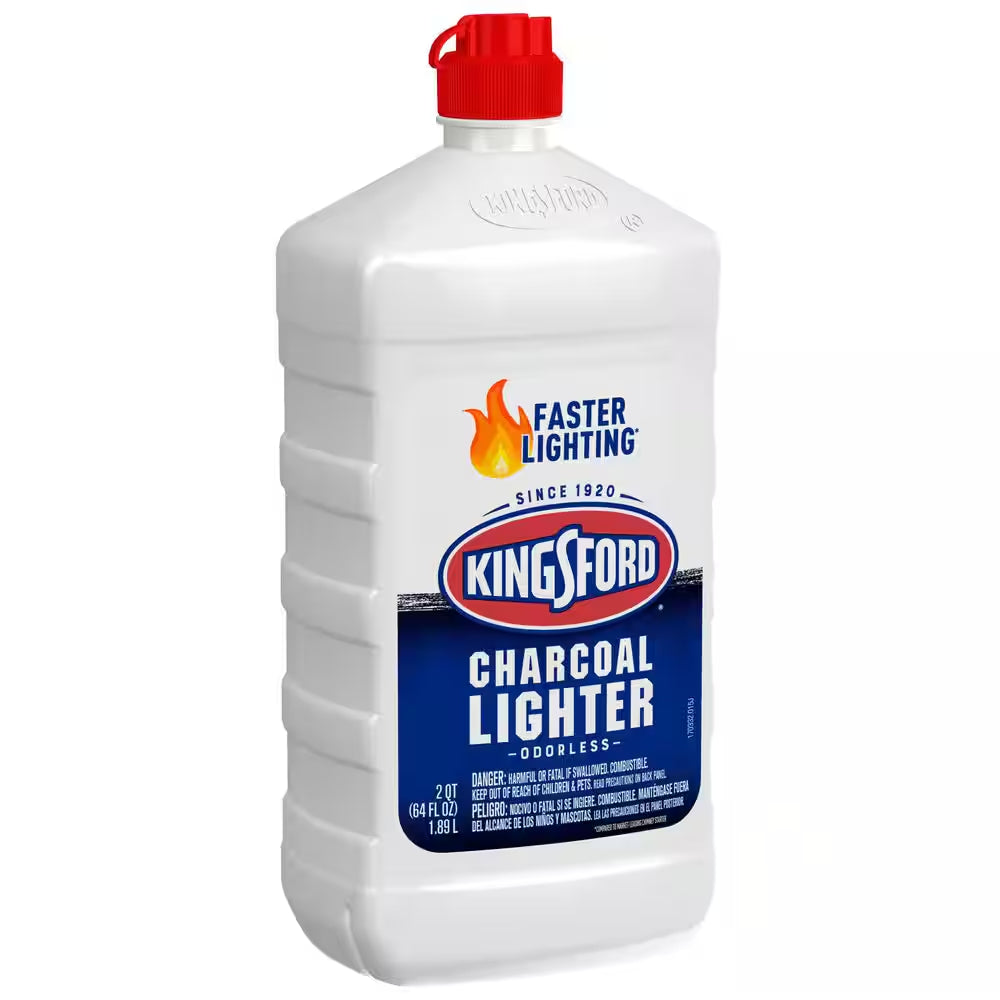 64 Oz. Odorless Charcoal Grilling Lighter Fluid