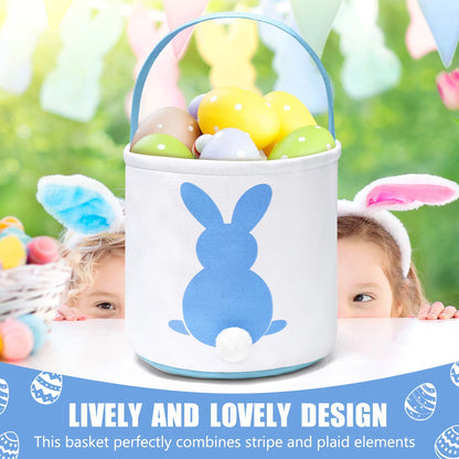 Easter Basket, Easter Bunny Baskets for Kids with Cute Rabbit Pattern, Easter Gift Baskets