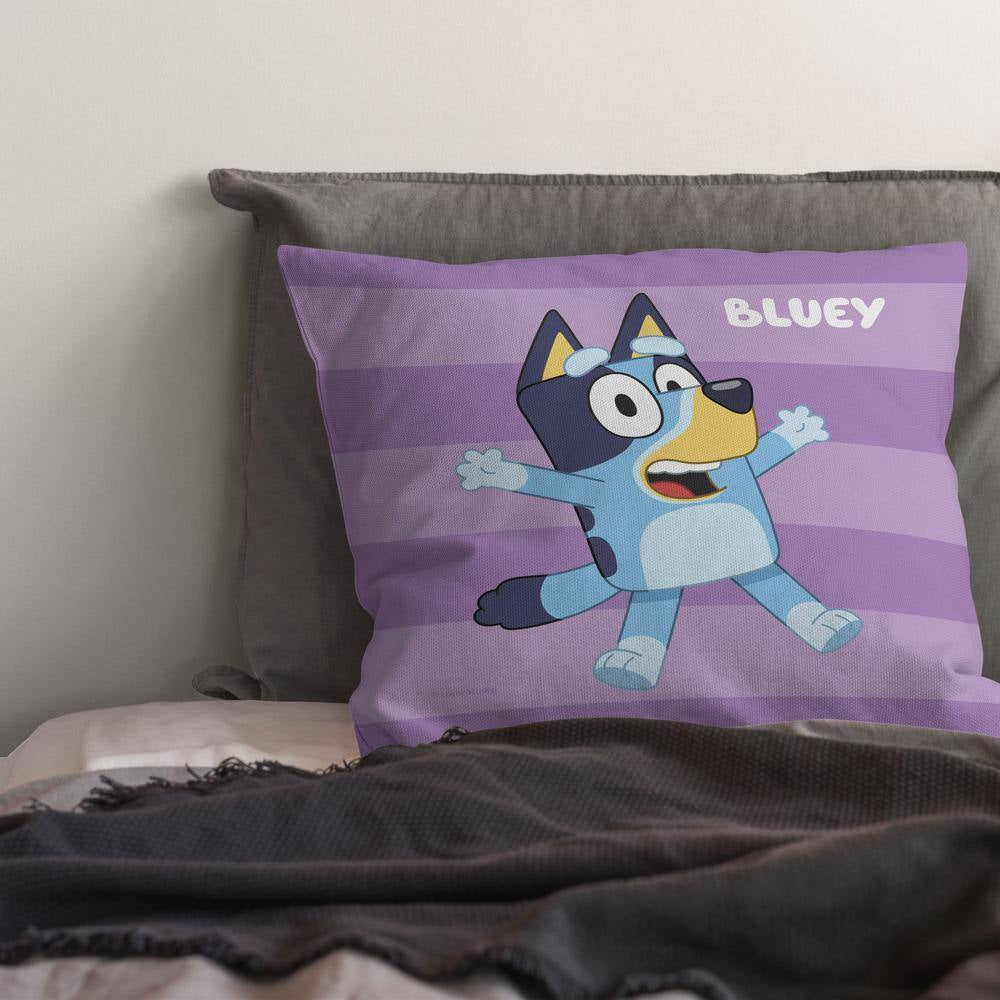 Bluey Roll Call Bluey 18 X 18 Printed Multicolor Throw Pillow