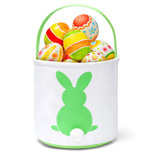 Easter Basket, Easter Bunny Baskets for Kids with Cute Rabbit Pattern, Easter Gift Baskets
