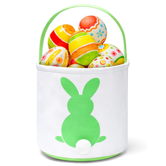Easter Basket, Easter Bunny Baskets for Kids with Cute Rabbit Pattern, Easter Gift Baskets