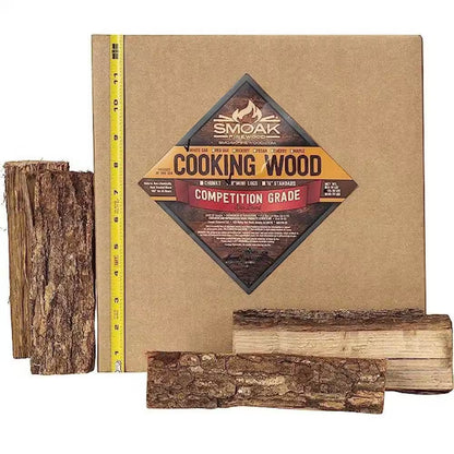 Pecan 8 In. Mini Splits (25-30 Lbs.) USDA Certified Kiln Dried Pizza Oven Wood, Grilling Wood, Smoking Wood, Bbqing Wood
