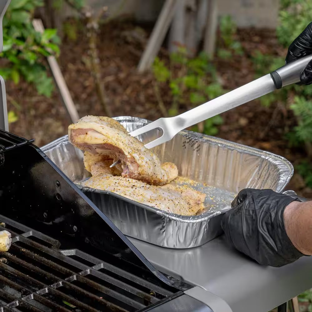 3-Pieces Stainless Steel Outdoor Grilling Tool Set