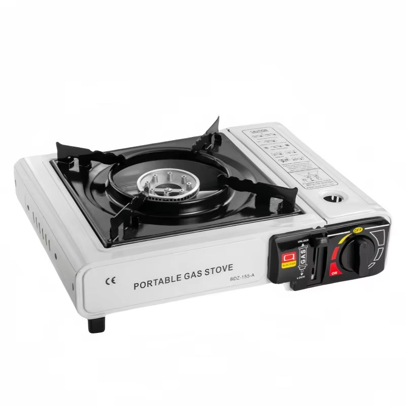 Portable Outdoor Cartridge Stoves, Hot Pot and Barbecue Cookers, Quick Heating, and Versatile Cooking for Family Gatherings.