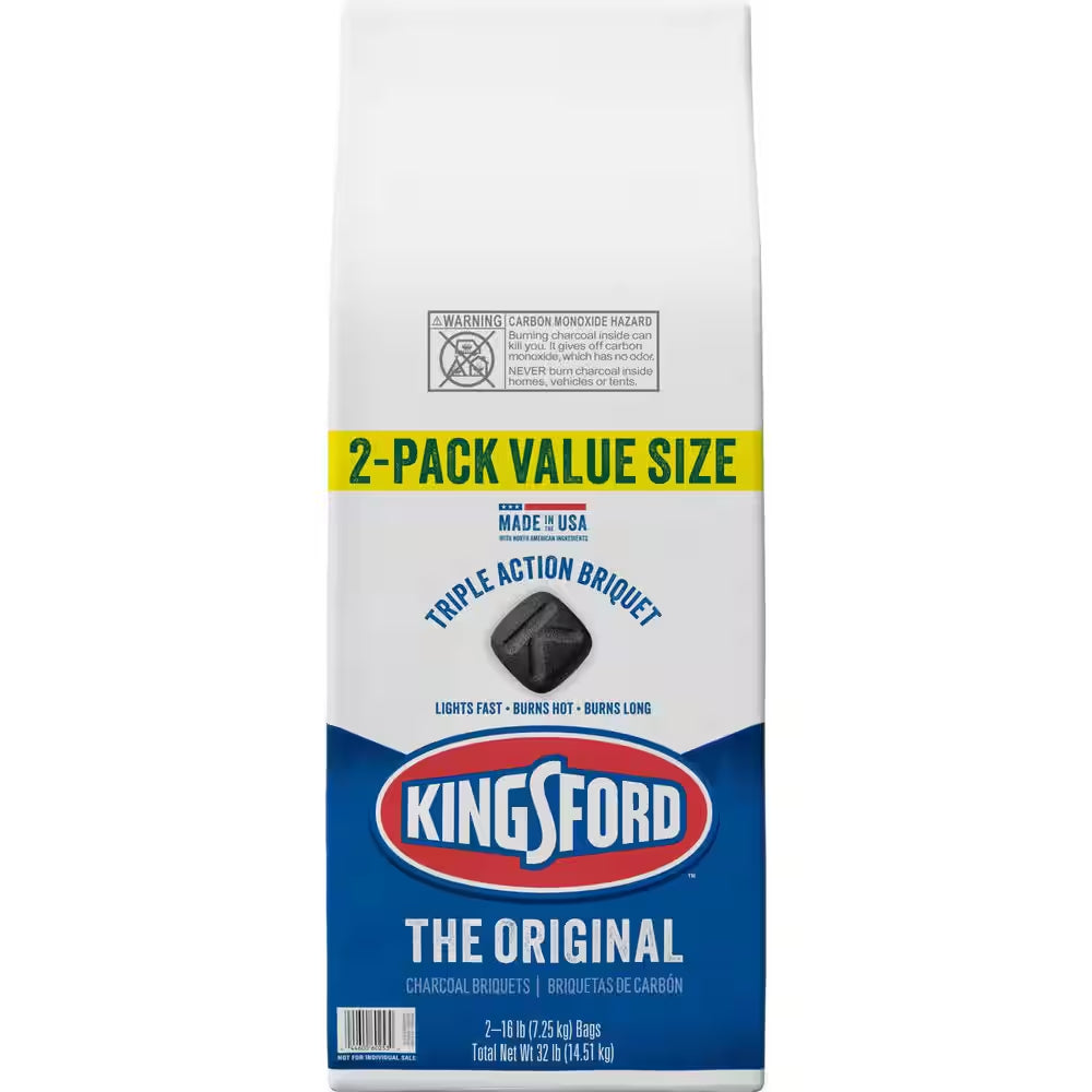 16 Lbs. Original BBQ Smoker Charcoal Grilling Briquettes (4-Pack)