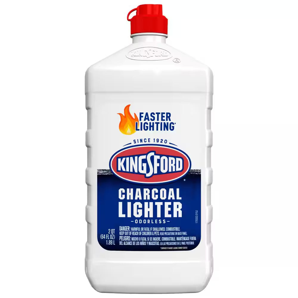 64 Oz. Odorless Charcoal Grilling Lighter Fluid