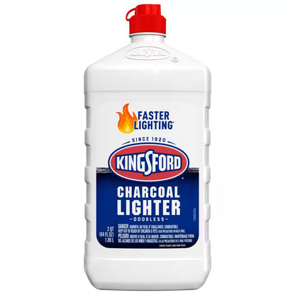 64 Oz. Odorless Charcoal Grilling Lighter Fluid