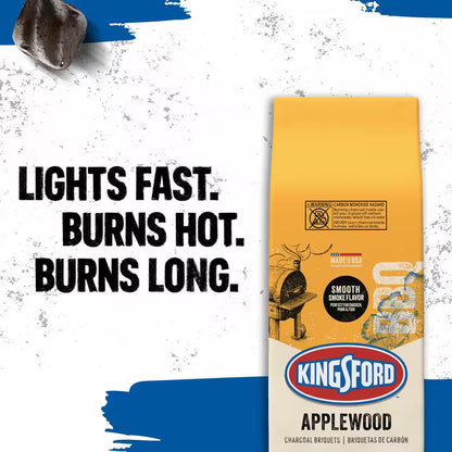 16 Lbs. Original BBQ Smoker Charcoal Grilling Briquettes with Applewood
