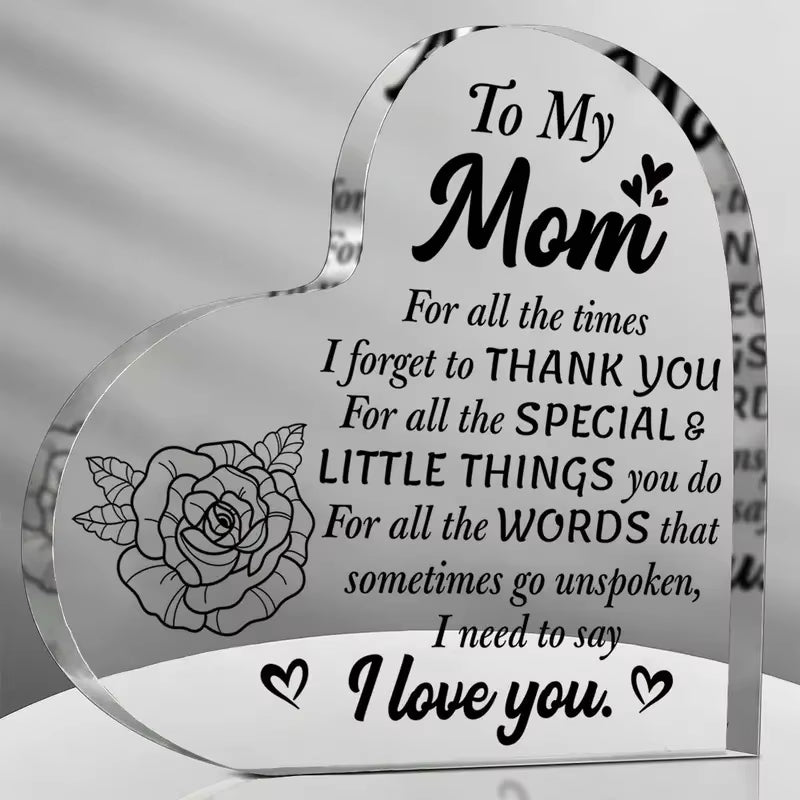 1Pc Mom Birthday Gifts for Mom I Love You Mom Mothers Day Gifts