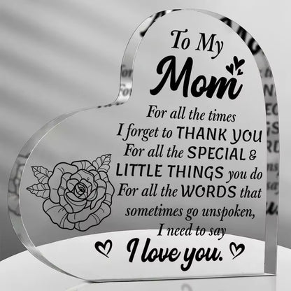 1Pc Mom Birthday Gifts for Mom I Love You Mom Mothers Day Gifts