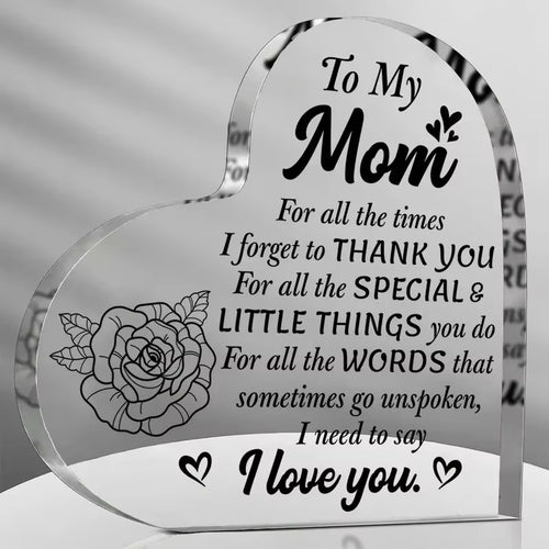 1Pc Mom Birthday Gifts for Mom I Love You Mom Mothers Day Gifts