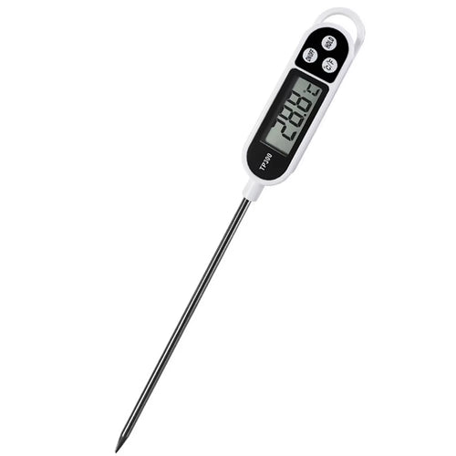 BBQ Electronic Digital LCD Food Thermometer Probe Meat Water Oil Cooking Temperature Alarm Cooking Timer Kitchen Cooking Tester