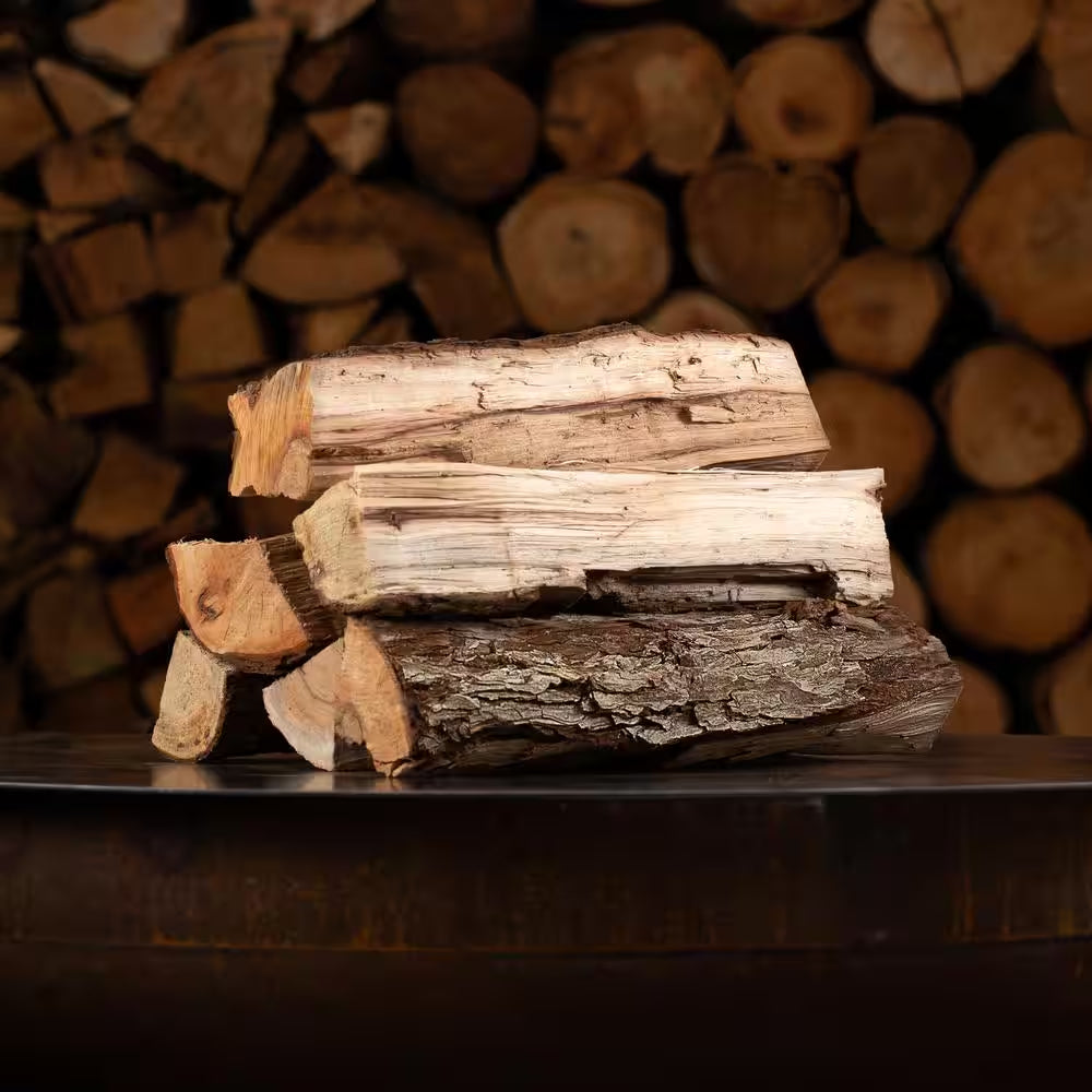 Pecan Premium BBQ Smoking Cooking Wood Logs for Smoking, Grilling, Barbecuing and Cooking Quality Food 16 In. Logs