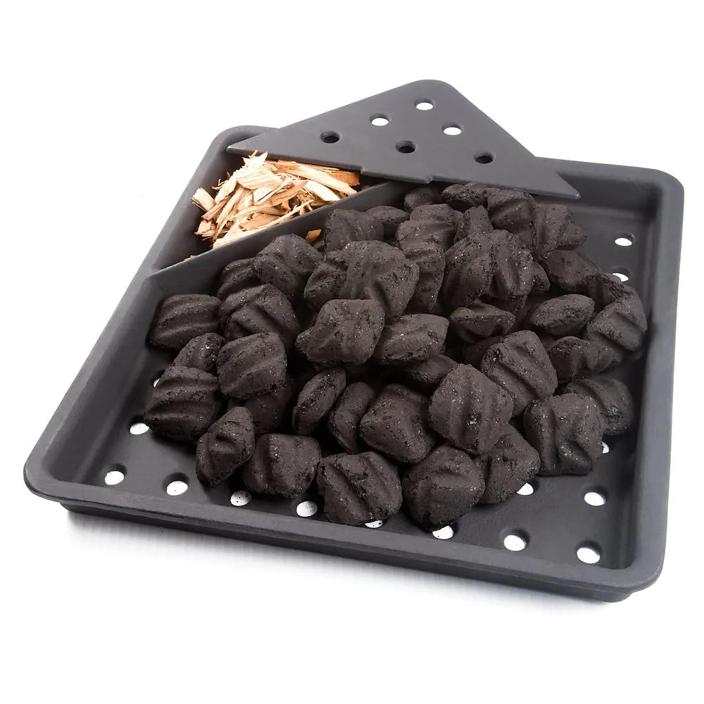 Cast Iron Charcoal and BBQ Smoker Tray