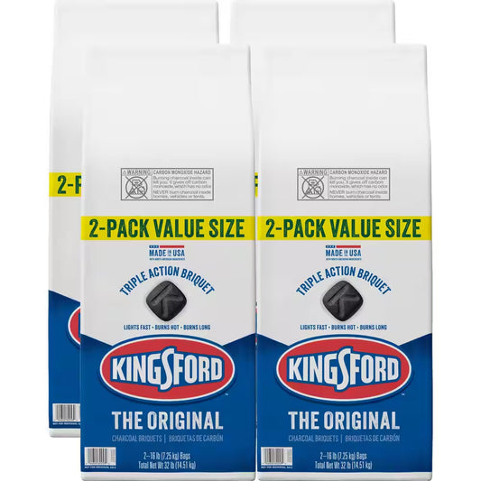 16 Lbs. Original BBQ Smoker Charcoal Grilling Briquettes (4-Pack)