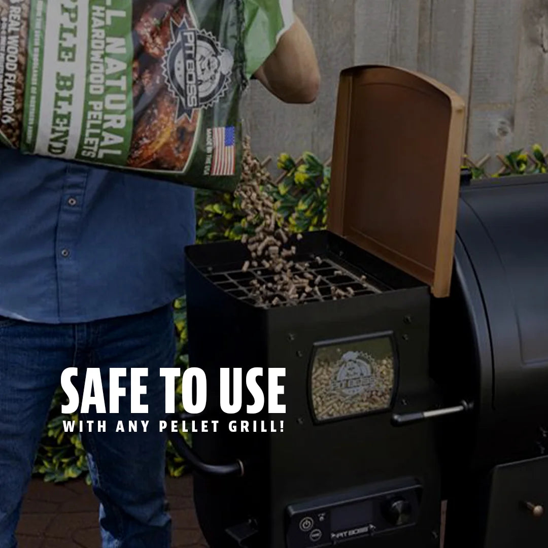 100% All-Natural Hardwood Apple Blend BBQ Grilling Pellets, 20 Pound Bag