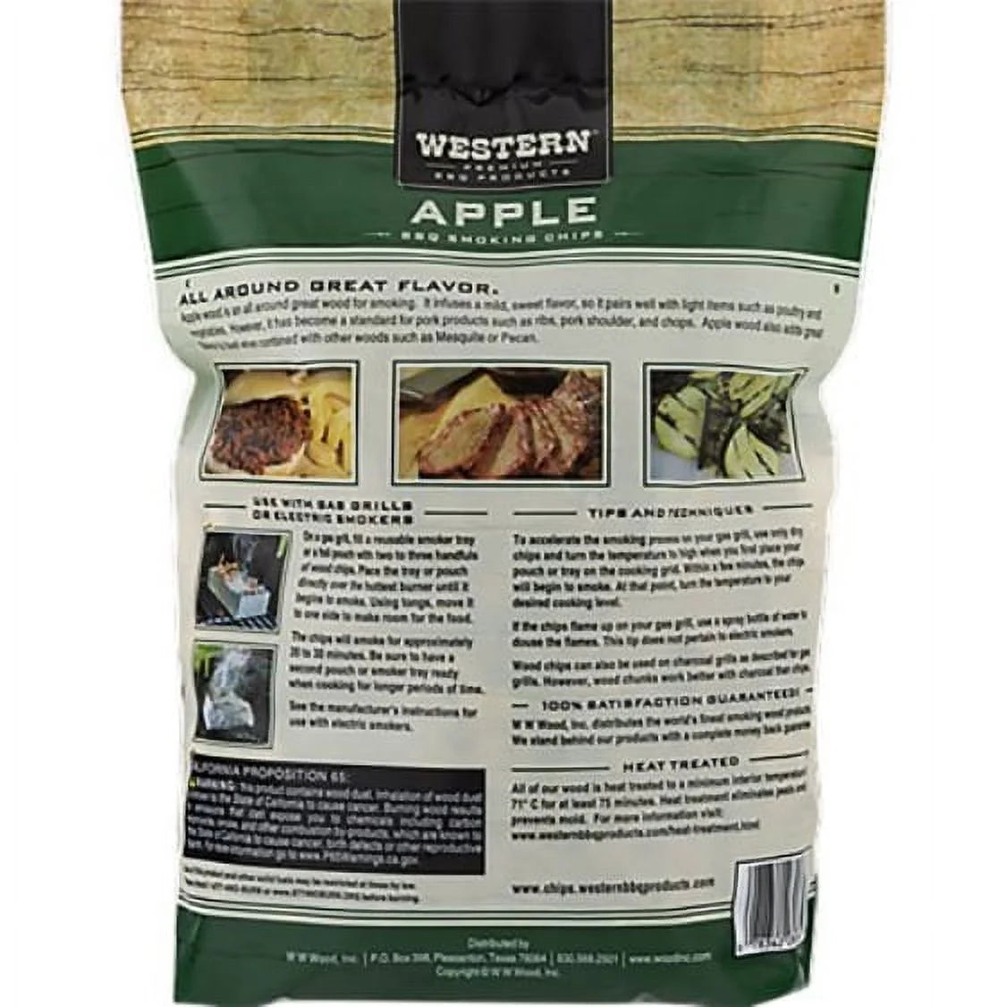 Apple BBQ Smoking Chips, 180 Cu In