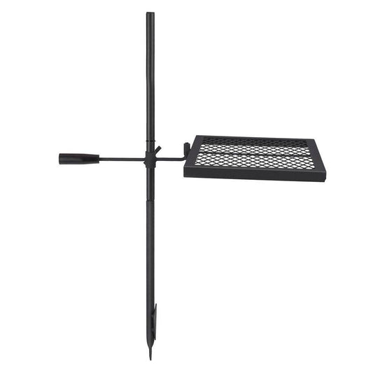 Swivel Campfire Grill Grate, over Fire Camp Grill with Carry Bag for Outdoor Open Flame Cooking