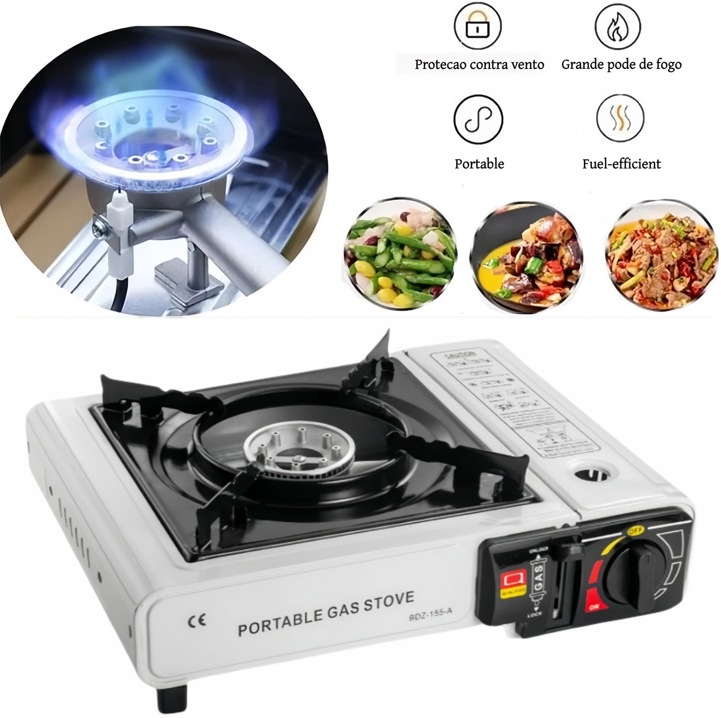 Portable Outdoor Cartridge Stoves, Hot Pot and Barbecue Cookers, Quick Heating, and Versatile Cooking for Family Gatherings.