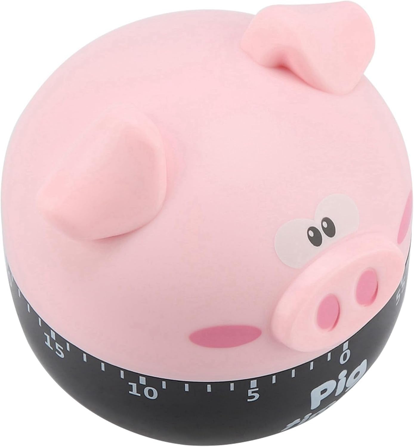 Cute Cartoon Pig Shaped Mechanical Timer, Kitchen Cooking Timer Countdown Alarm Clock for Baking Cooking, Kitchen Timing Device Home Decor