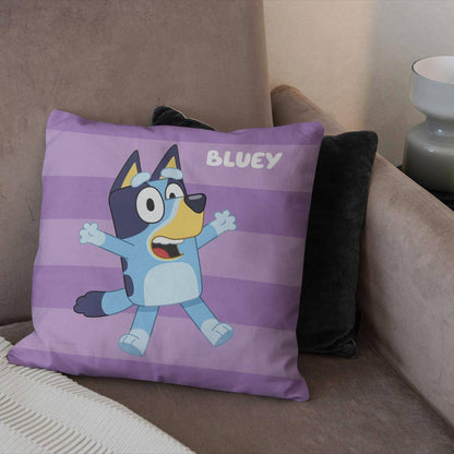 Bluey Roll Call Bluey 18 X 18 Printed Multicolor Throw Pillow