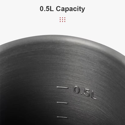 61 Camping Integrated Heat Collecting Pot Burner Ultralight Portable Hiking Furnace Outdoor Cooking Backpacking Stove System