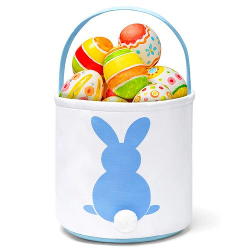 Easter Basket, Easter Bunny Baskets for Kids with Cute Rabbit Pattern, Easter Gift Baskets