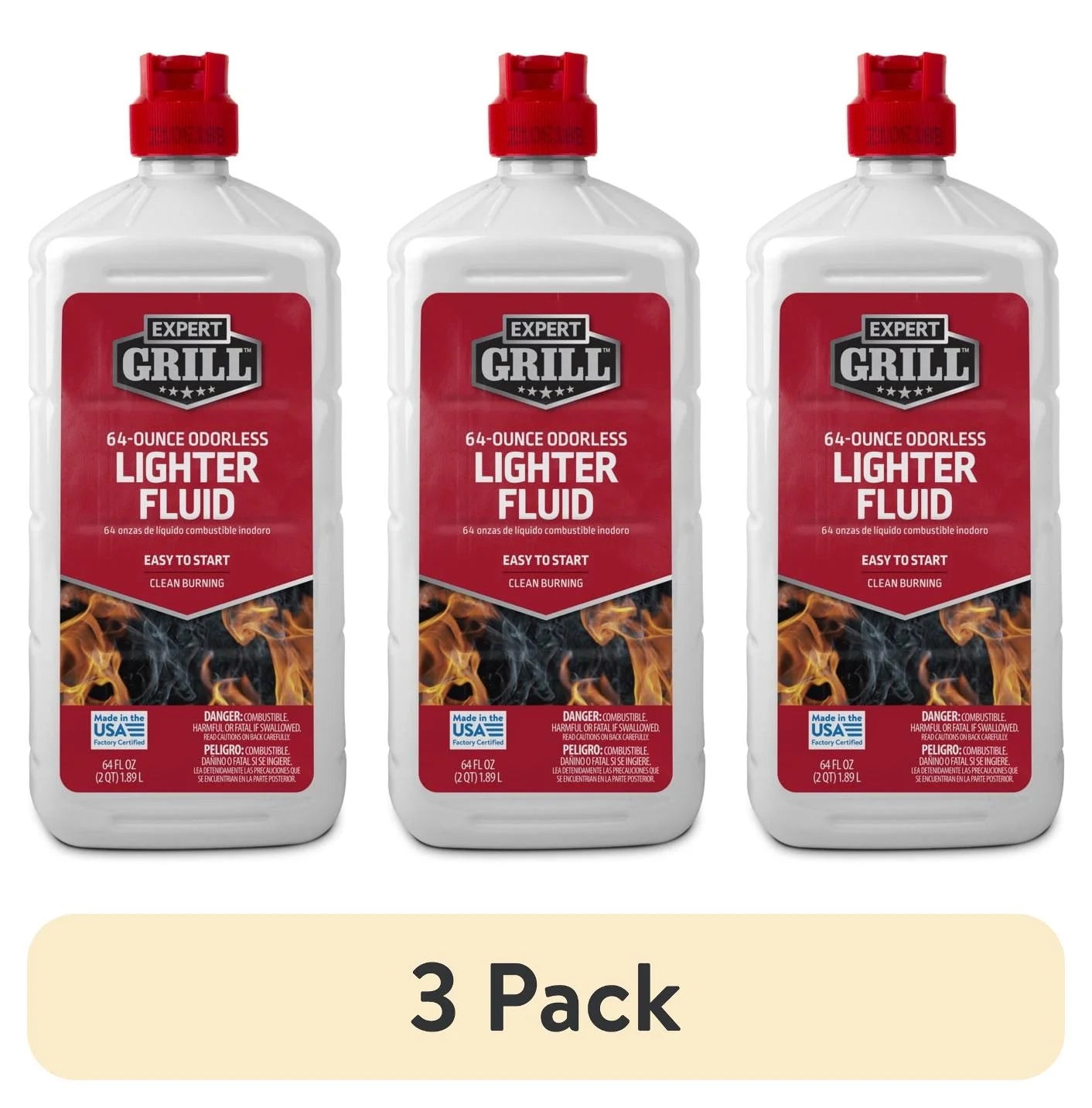 (3 Pack)  Charcoal Lighter Fluid
