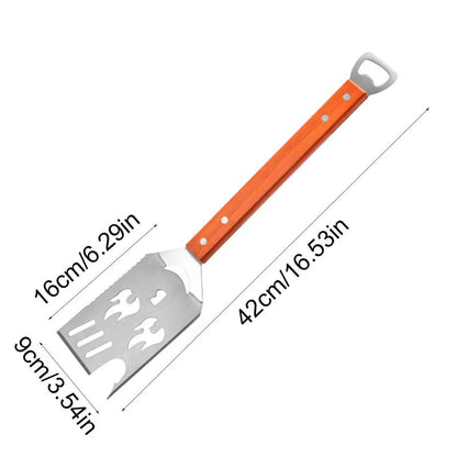 Grilling Spatula Kitchen Food Cooking Spatula Multifunctional Easy Draining Grilling Food Mover for Restaurant Picnic Use