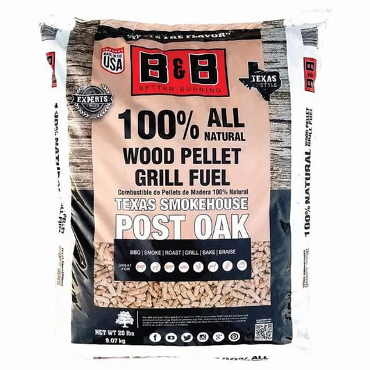 20LB  Post Oak Smoking Pellets