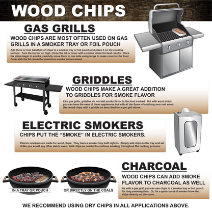 Premium BBQ Products Cherry BBQ Smoking Chips, 180 Cu In