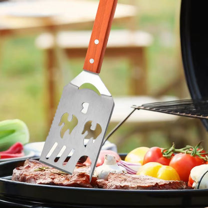 Grilling Spatula Kitchen Food Cooking Spatula Multifunctional Easy Draining Grilling Food Mover for Restaurant Picnic Use