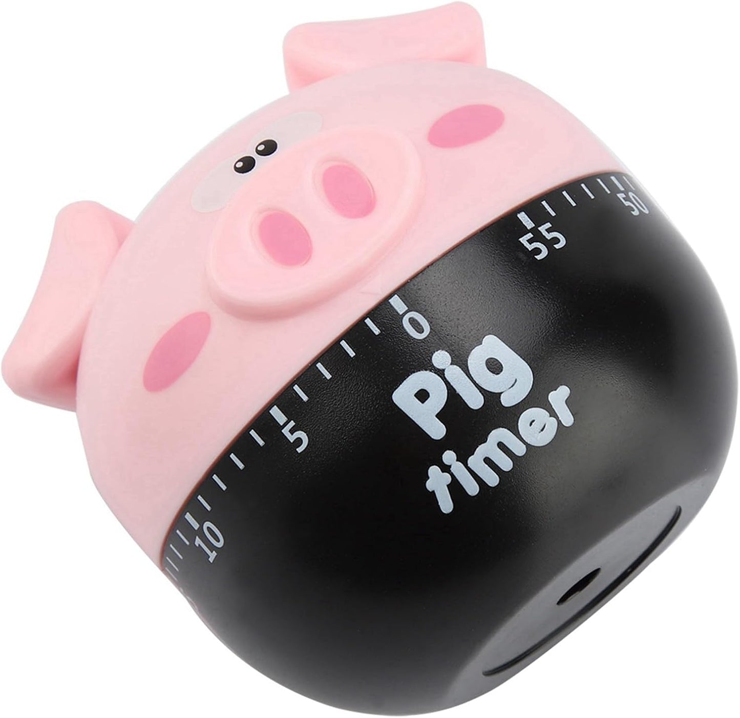 Cute Cartoon Pig Shaped Mechanical Timer, Kitchen Cooking Timer Countdown Alarm Clock for Baking Cooking, Kitchen Timing Device Home Decor