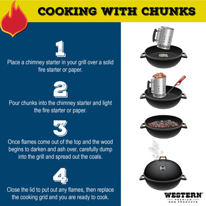 500 CU in Mesquite Smoking Wood Chunk Box CS