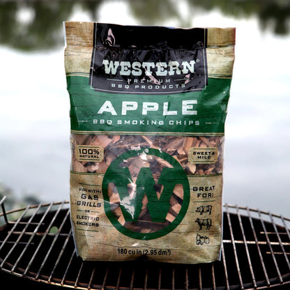 Apple BBQ Smoking Chips, 180 Cu In