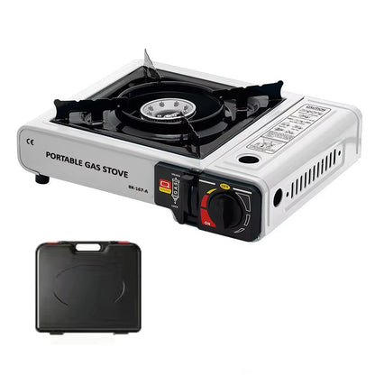 Portable Outdoor Cartridge Stoves, Hot Pot and Barbecue Cookers, Quick Heating, and Versatile Cooking for Family Gatherings.