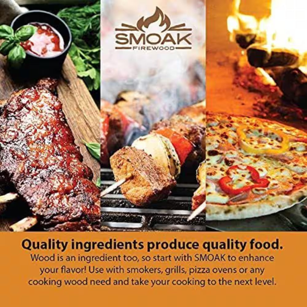 Pecan 8 In. Mini Splits (25-30 Lbs.) USDA Certified Kiln Dried Pizza Oven Wood, Grilling Wood, Smoking Wood, Bbqing Wood