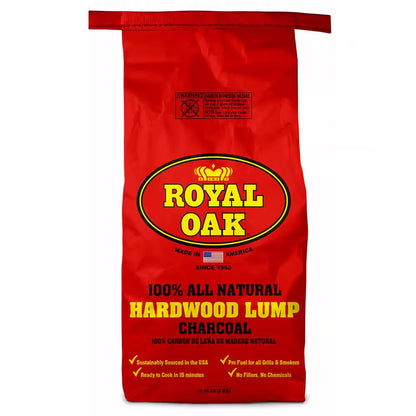 15.44 Lbs. 100% All Natural Hardwood Lump Charcoal (4-Pack)