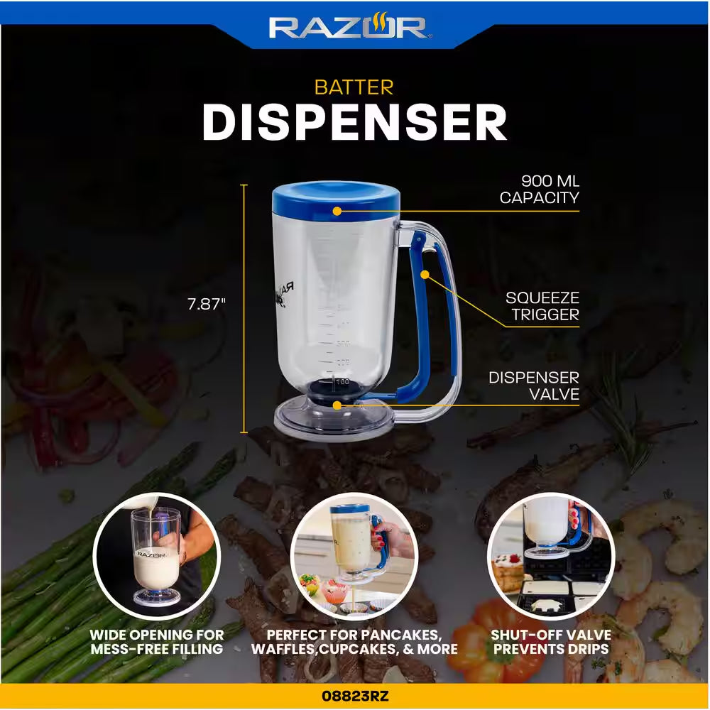 Batter Dispenser Outdoor Cooking Accessory for Griddles