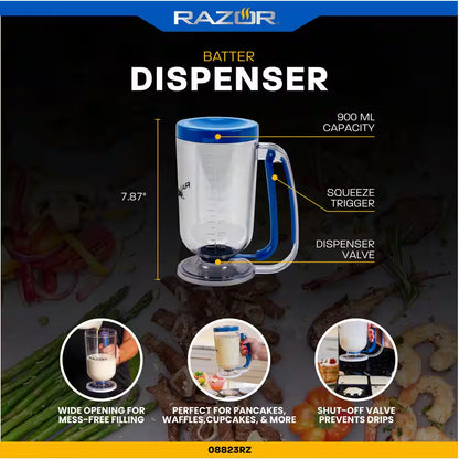 Batter Dispenser Outdoor Cooking Accessory for Griddles