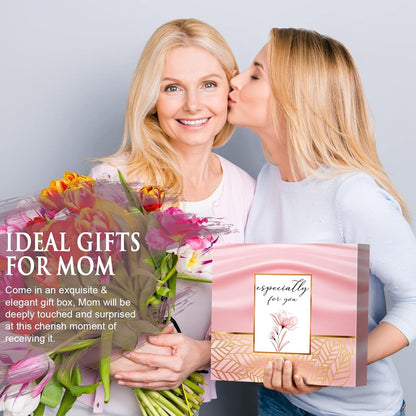 Mothers Day Gifts Picture Frame Double-Sided 4"X6" Photo W/ Warm Heart Pendant