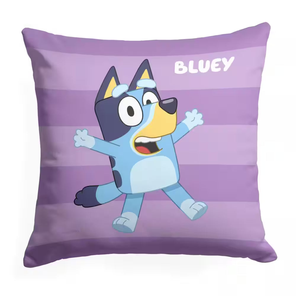 Bluey Roll Call Bluey 18 X 18 Printed Multicolor Throw Pillow