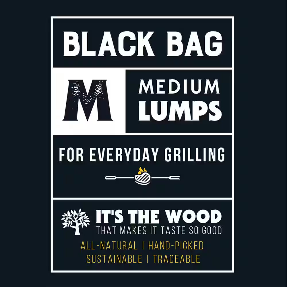 17.6 Lb. Premium Wood Lump Charcoal
