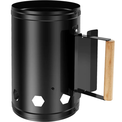 Charcoal Chimney Starter Fast Point Charcoal Ignition Barrels Carbon Barbecue Tools with Handle Charcoal Chimney for Outdoor