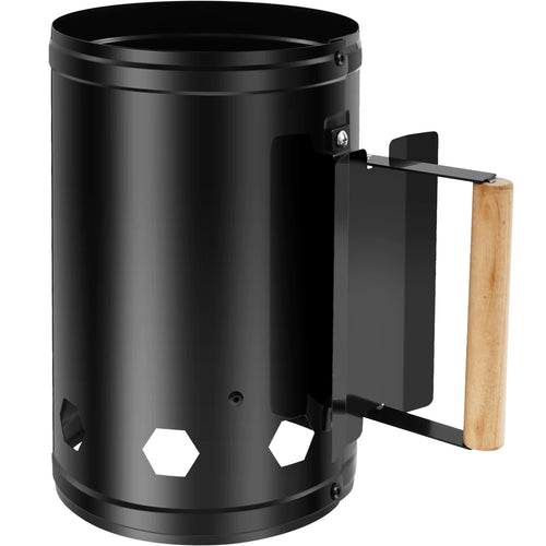 Charcoal Chimney Starter Fast Point Charcoal Ignition Barrels Carbon Barbecue Tools with Handle Charcoal Chimney for Outdoor