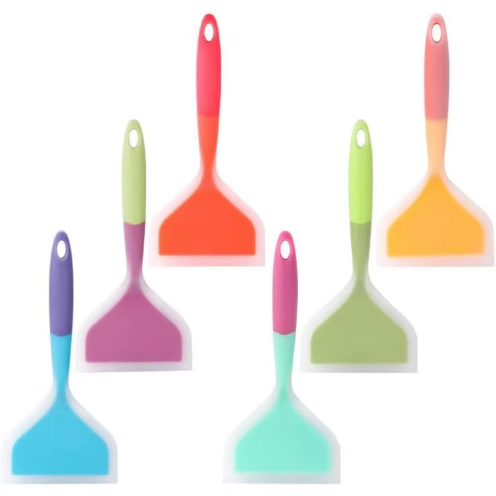 1 Pc Silicone Cooking Spatula Kitchen Utensil Cooking Utensil Spatula Beef Meat Egg Kitchen Scraper Pizza Cooking Shovel